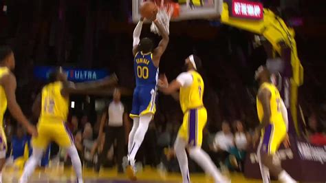 Jonathan Kuminga Leads The Warriors Past The Lakers In Yet Another