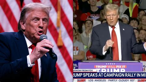 Donald Trump Appears To Replicate Sex Act To Microphone After