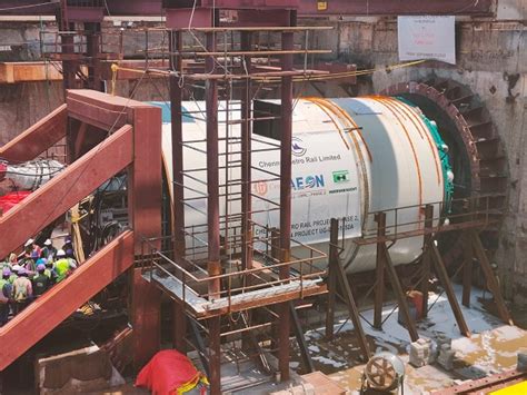 Itds St Chennai Metro Line Tbm Flamingo Starts Tunneling The