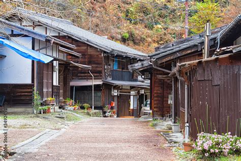 Foto De Tsumago Scenic Traditional Post Town In Japan From Edo Period