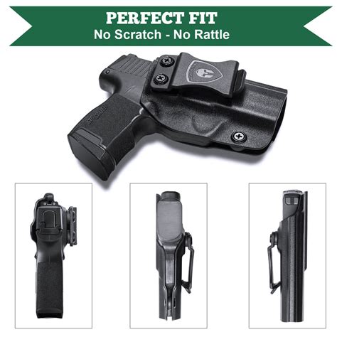 Iwb Kydex Holster For Sig Sauer P365 Sas P365x P365xl 9mm Pistol