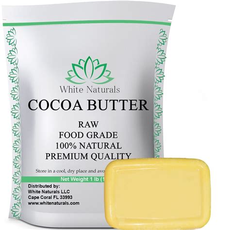 Raw Cocoa Butter Bulk 5 Lb Unrefined Grade A Pure Organic Etsy