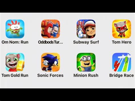 Om Nom Run Oddbods Subway Surf Tom Hero Tom Gold Run Sonic Forces