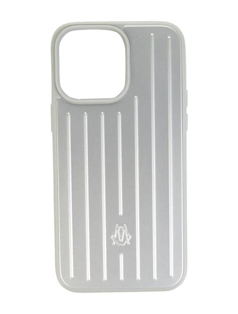 Rimowa Iphone 14 Pro Max Alu Case W Tags Silver Technology Accessories Rwa23079 The Realreal