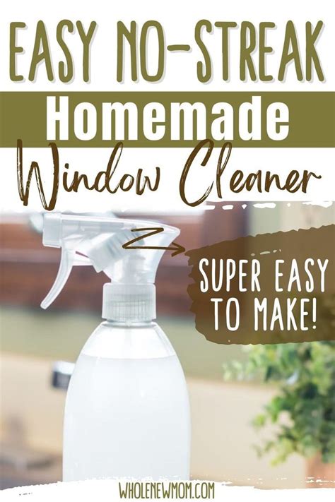 No Streak Homemade Window Cleaner Diy Glass Cleaner Glass Cleaner