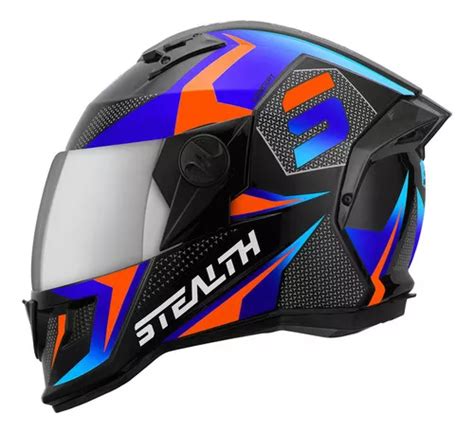 Casco De Moto Cerrado Pro Tork Para Hombre Viseras Sigilosas Talla 60