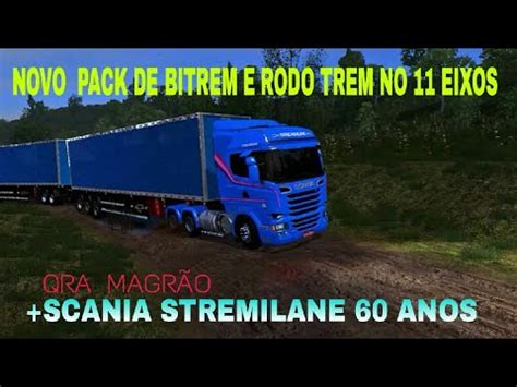 NOVO PACK DE REBOQUES BITREM E RODO TREM SCANIA STREMILANE SKIN 60