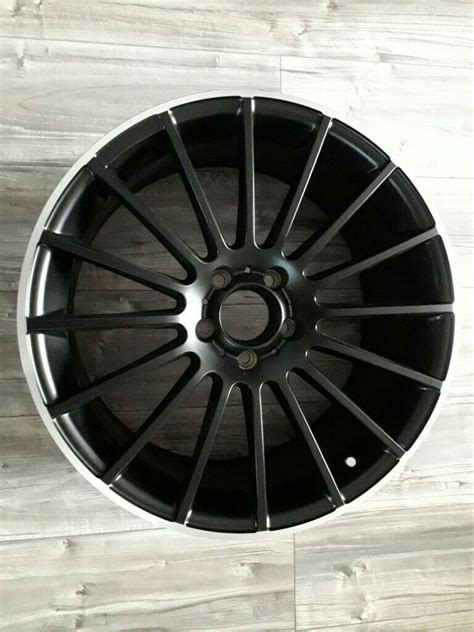 New 19 Inch R19 Single Black Alloy Wheel Mercedes C63 Amg A B C E S Class Cla W204 Rear