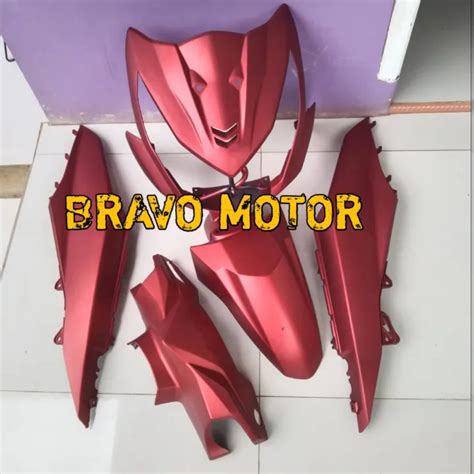 Cover Full Body Halus Honda Beat Fi Merah Doff Lazada