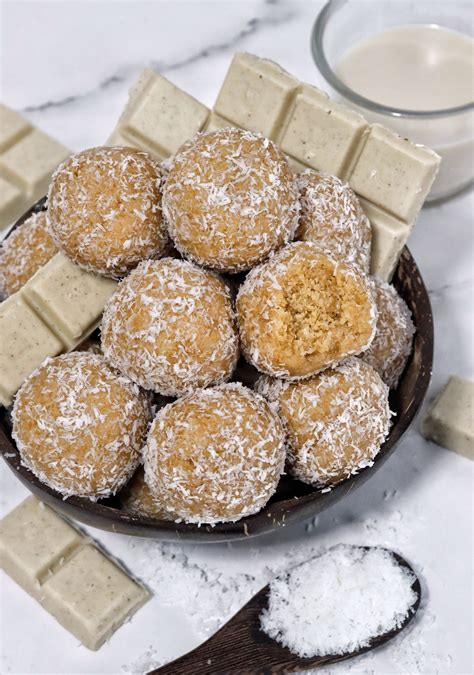 4 Ingredient White Rum Balls Lets Go Vegan