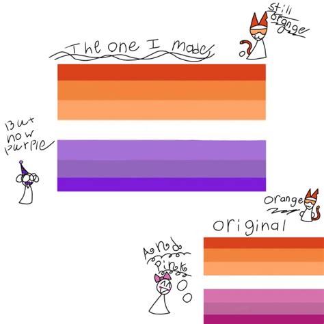 Lesbian Flag With A Bit Of Color Change IbisPaint