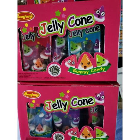 Jual Jelly Cone Gummy Candy Ranjani Permen Yupi Isi 30pcs Shopee