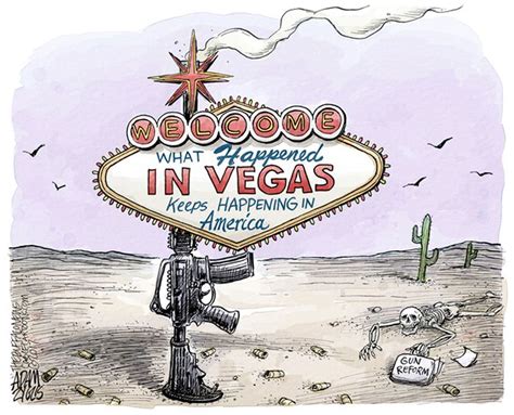 After The Las Vegas Massacre Cartoons Argue For Gun Control The Washington Post