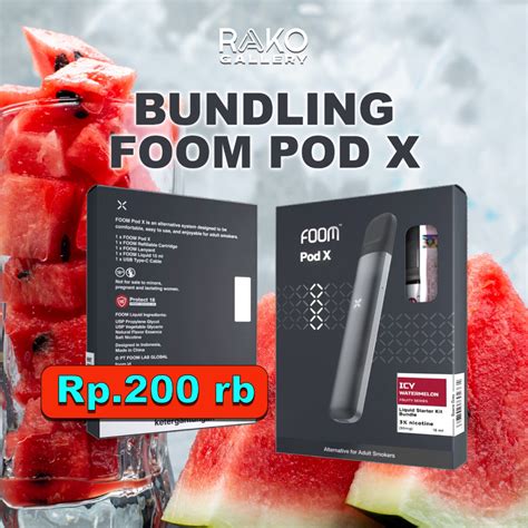 jual foom pod  bundling refill ml starter pack shopee indonesia