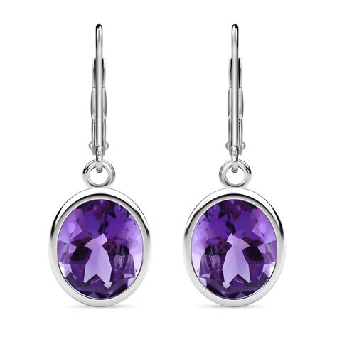 Afrikanische Amethyst Ohrh Nger Ct Shoplc