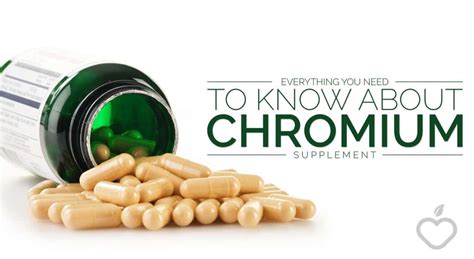 Everything You Need To Know About Chromium Supplement