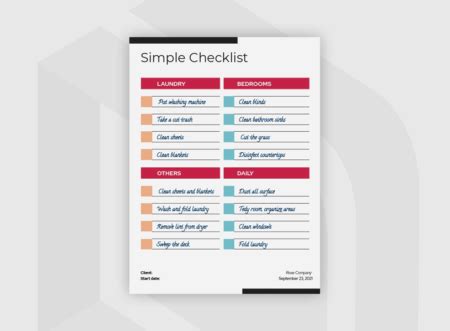 20+ Best Google Docs Checklist Templates 2023