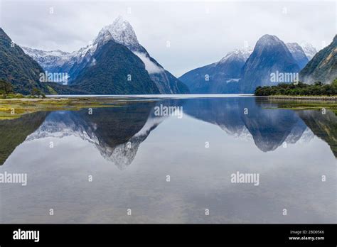 Milford Sound Mitre Peak Fiordland National Park South Island New