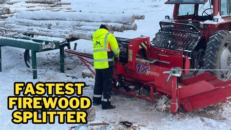 Extreme Fast Firewood Processing Machine Youtube