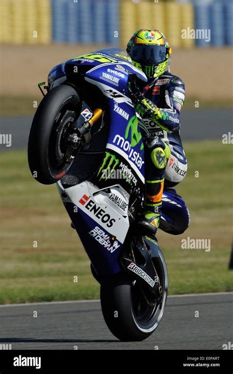 Le Mans France 18th May 2014 Motogp Racing Valentino Rossi