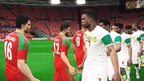 Morocco Vs Senegal Full Match Fifa World Cup Russia Pes