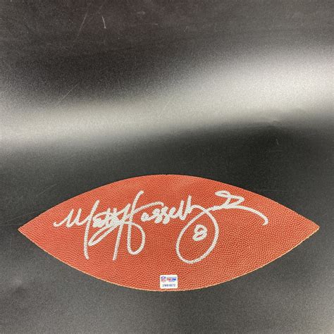 Nfl Seahawks Matt Hasselback Signed Authentic Panel The Official Auction Site Of The