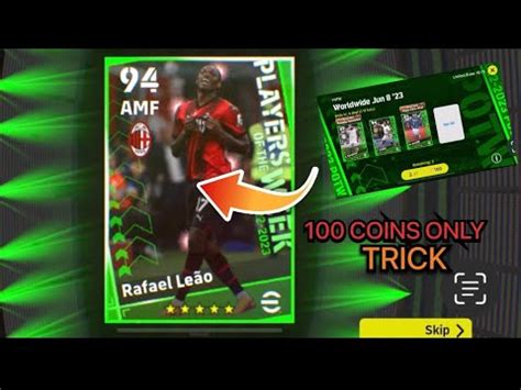 Trick To Get Rated Rafael Leao In Coins Efootball Mobile