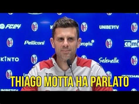 Thiago Motta Ha Parlato Youtube