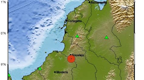 Temblor Cerca De Sincelejo Estremece La Costa Caribe Reporta El Servicio Geológico Colombiano