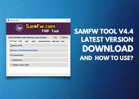 Samfw Frp Tool Download Latest Version One Click Frp 55 Off