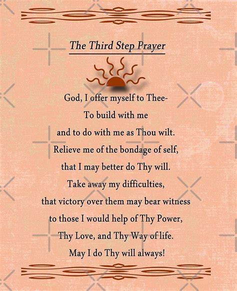 Aa Big Book 3rd Step Prayer