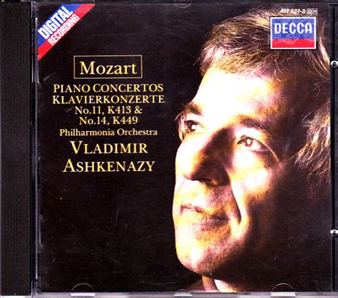 Mozart Vladimir Ashkenazy Philharmonia Orchestra Piano Concertos