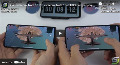 Xiaomi Redmi Note 10 Pro Vs Redmi Note 10s PUBG Comparison GSM FULL