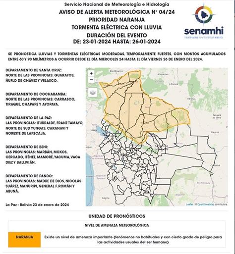 Senamhi Estos Son Los Cinco Departamentos En Alerta Naranja Por Lluvias Y Tormentas Eléctricas