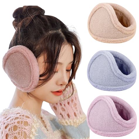 Tureclos Unisex Winter Women Men Fleece Earmuff Ear Cover Outdoor