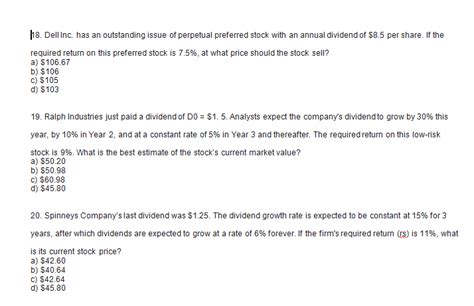 Solved 12 How Much Are You Willing To Pay For One Share Of Chegg