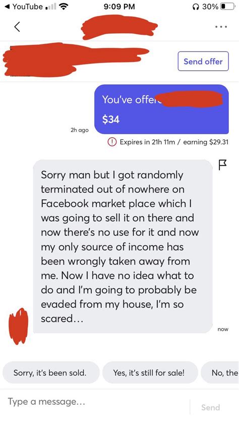 Easily the most bizarre sob story I’ve gotten : r/Mercari