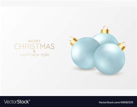 Christmas and new year banner Royalty Free Vector Image