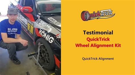 Quicktrick Wheel Alignment Kit Testimonial From Josh Halka Racing