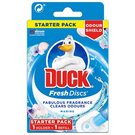 Duck Fresh Disc Toilet Cleaner Starter Pack Toilet Bowl Sanitiser