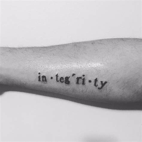 Integrity Tattoo | Integrity tattoo, Tattoo quotes, Tattoos