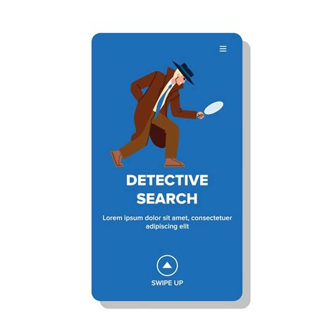 Premium Vector Detective Search Vector