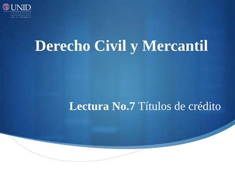 Pdf Derecho Civil Y Mercantil Unid La Letra De Cambio La