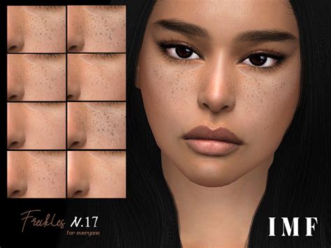 IzzieMcFire S IMF Freckles N 17 Sims Freckles Sims 4