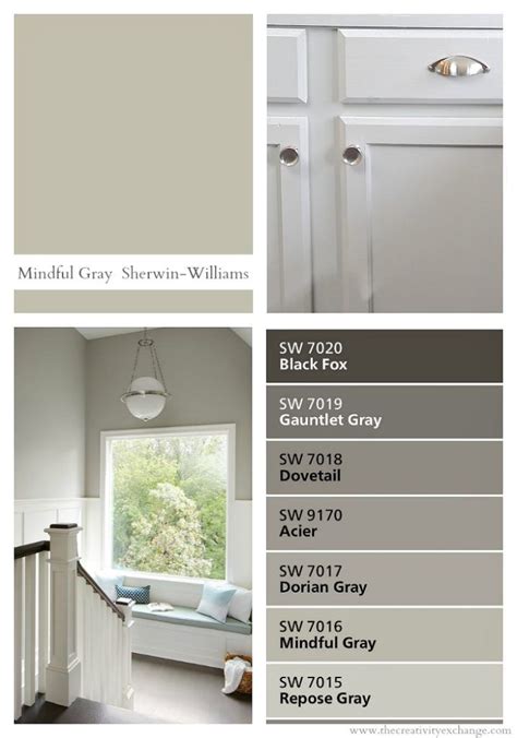 The Best Sherwin Williams Gray Paint Colors Mindful Gray Sherwin