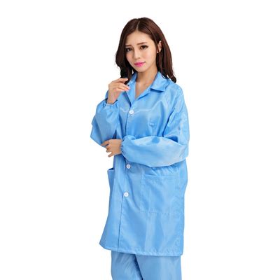 Coat Green Color Workwear Coverall Jacket Anti Static Esd Suit Coat