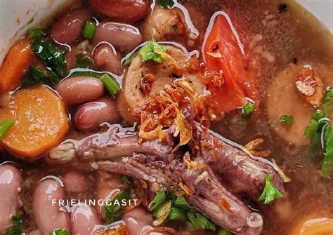 Resep Sup Ceker Kacang Merah Oleh Frielingga Sit Cookpad