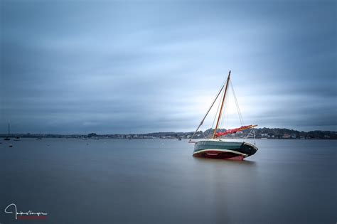 Wallpaper Boat Sailing Ship Sea Bay Water Reflection Sky