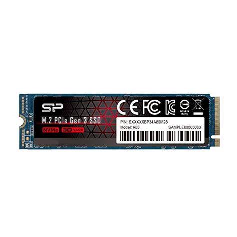 Silicon Power 2TB W DRAM Cache NVMe M 2 PCIe Gen3x4 2280 SSD R W Up To