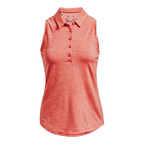 Under Armour Ladies Zinger Point Sleeveless Polo Shirt Foremost Golf